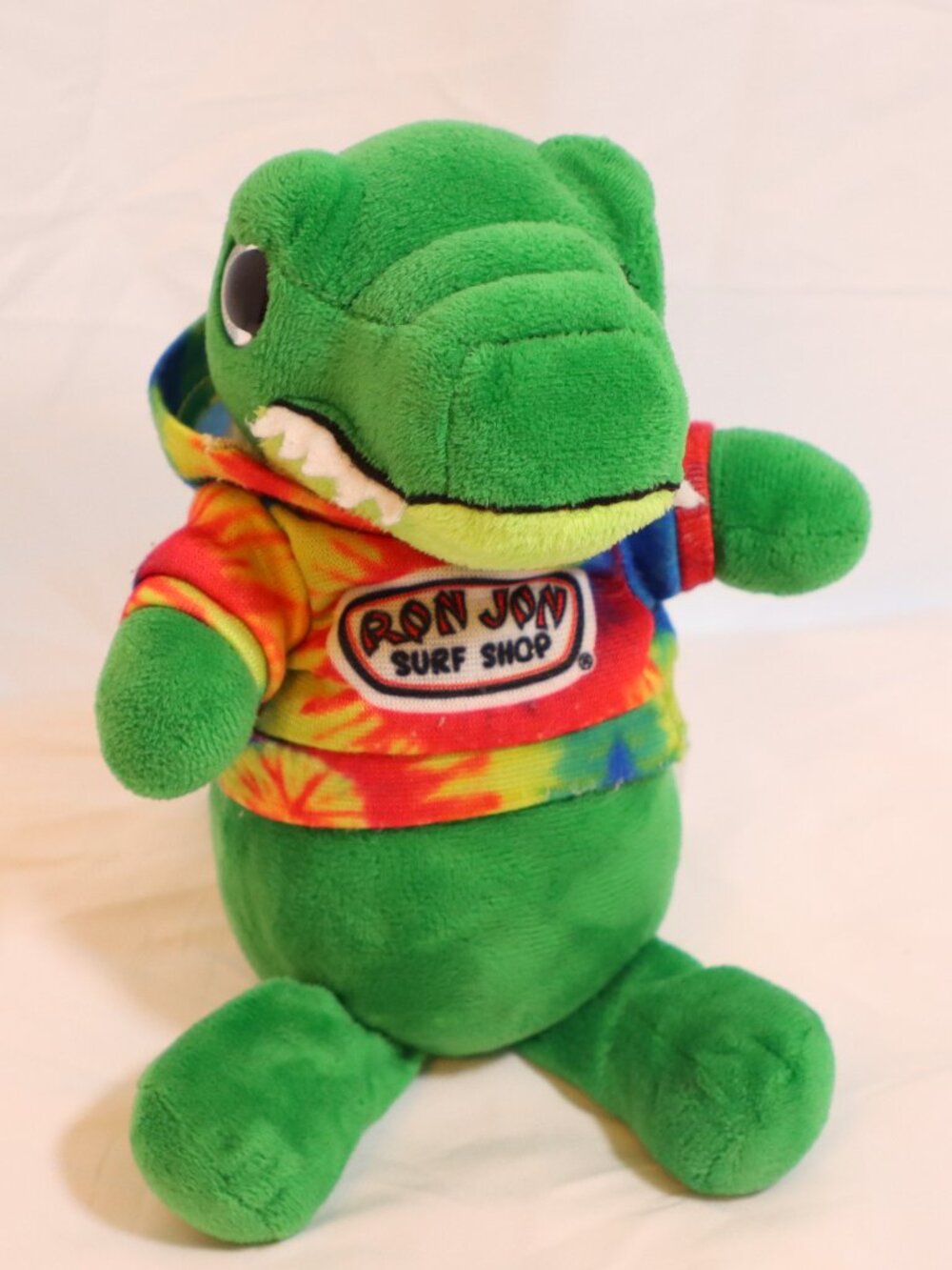 Vintage Ron Jon Surf Shop Hoodied Alligator Stuffed Animal